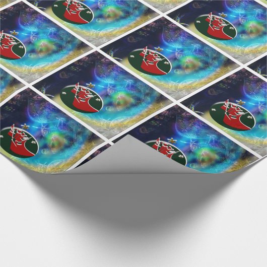 kerstboompje cadeaupapier (Hoek)