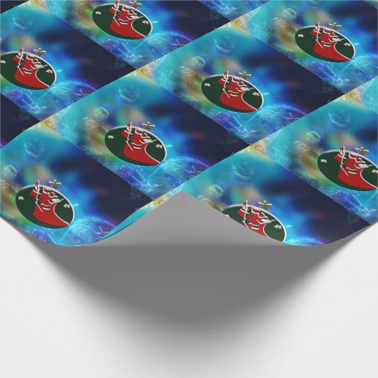 kerstboompje cadeaupapier (Hoek)