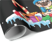 kerstboompjes met kerstboom voor kerstmis cadeaupapier (Rol Hoek)