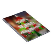 kerstboompluis notitieboek (Rechterzijde)