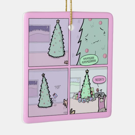 kerstboompoep Cadeaus Comic Ornament (Rechts)