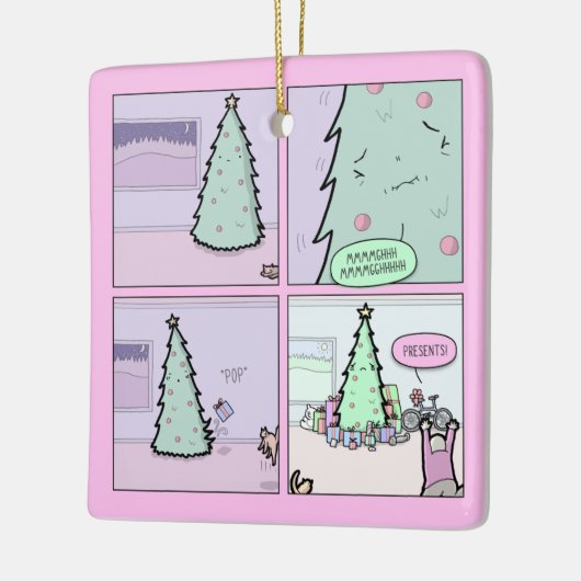 kerstboompoep Cadeaus Comic Ornament (Links)