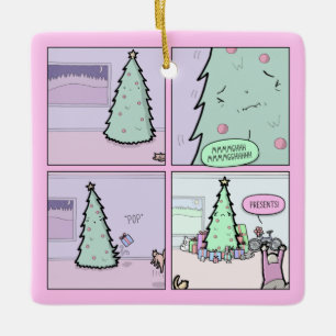 kerstboompoep Cadeaus Comic Ornament