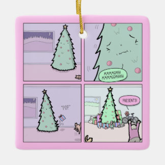 kerstboompoep Cadeaus Comic Ornament