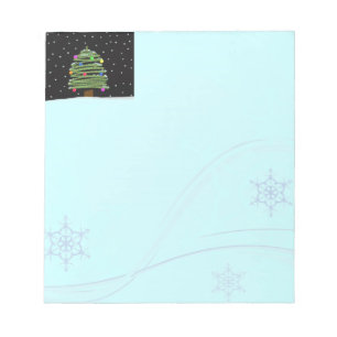 kerstboompop notitieblok