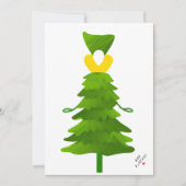 Kerstboompop. Voeg funtasy toe. Feestdagenkaart (Voorkant)