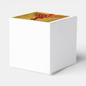 kerstboompotlood Rood op goud Bedankdoosjes (Achterkant)