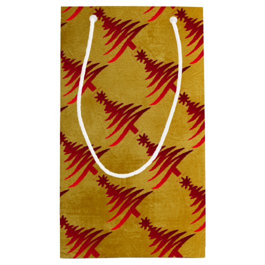 kerstboompotlood Rood op goud Klein Cadeauzakje (Achterkant)