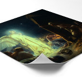 kerstboomprinttekst poster (Hoek)