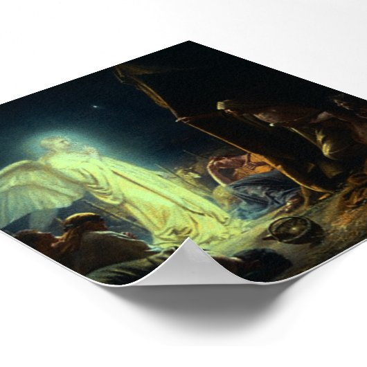 kerstboomprinttekst poster (Hoek)