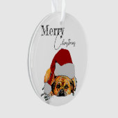 kerstboompuggle ornament (voorkant)