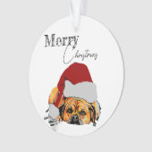 kerstboompuggle ornament (voorkant)