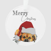 kerstboompuggle ornament (voorkant)