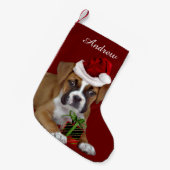 kerstboompup kleine kerstsok (Voorkant (Hangend))