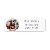 kerstboompuppy etiket (Voorkant)