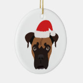 kerstboompuppy keramisch ornament (Rechts)