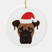 kerstboompuppy keramisch ornament (Achterkant)