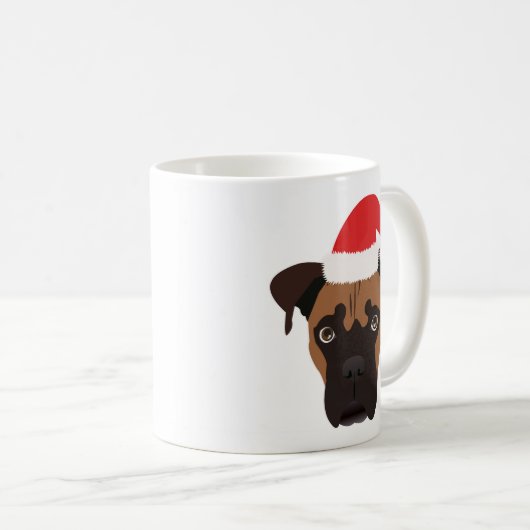 kerstboompuppy koffiemok (Voorkant rechts)