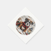 kerstboompuppy servet (Hoek)