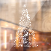 kerstboomramen decalen vinylvensterkoeling raamsticker (Vel 2)