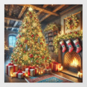 Kerstboomramen Raamsticker (Vel)