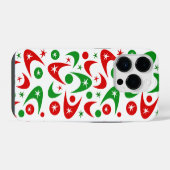 Kerstboomrangsen iPhone Hoesje (Achterkant horizontaal)