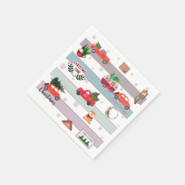 kerstboomraster servet