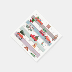 kerstboomraster servet