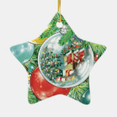 kerstboomreflectie keramisch ornament (Achterkant)