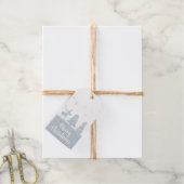 kerstboomrendiertje Snowman Cadeaulabels (Met Koord)