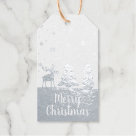 kerstboomrendiertje Snowman Cadeaulabels