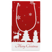 kerstboomrendiertje Snowman Klein Cadeauzakje (Voorkant)