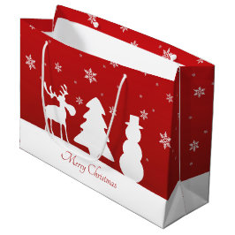 kerstboomrendiertje Snowman Large Cadeautasje