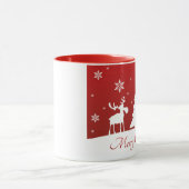 kerstboomrendiertje Snowman Mok (Midden)