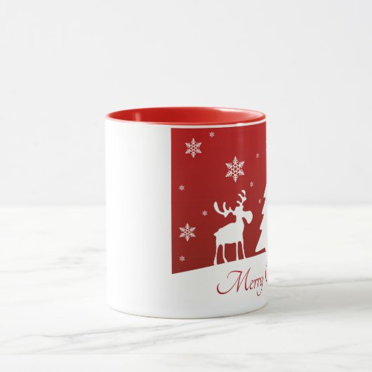 kerstboomrendiertje Snowman Mok (Midden)