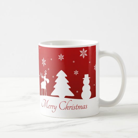 kerstboomrendiertje Snowman Mok (Rechts)