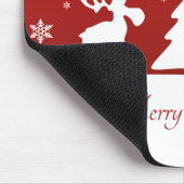 kerstboomrendiertje Snowman Muismat (Hoek)