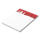 kerstboomrendiertje Snowman Notitieblok (Linkerzijde)