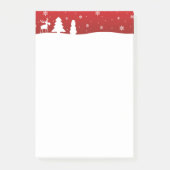 kerstboomrendiertje Snowman Post-it® Notes (Voorkant)
