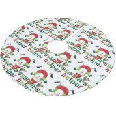 Kerstboomroer Elf Santa's Helper Kerstboom Rok (Gekanteld)