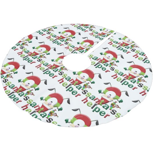 Kerstboomroer Elf Santa's Helper Kerstboom Rok (Gekanteld)