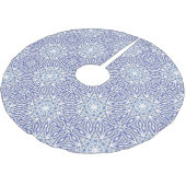 kerstboomrok Blauw Star-patroon Kerstboom Rok (Gekanteld)