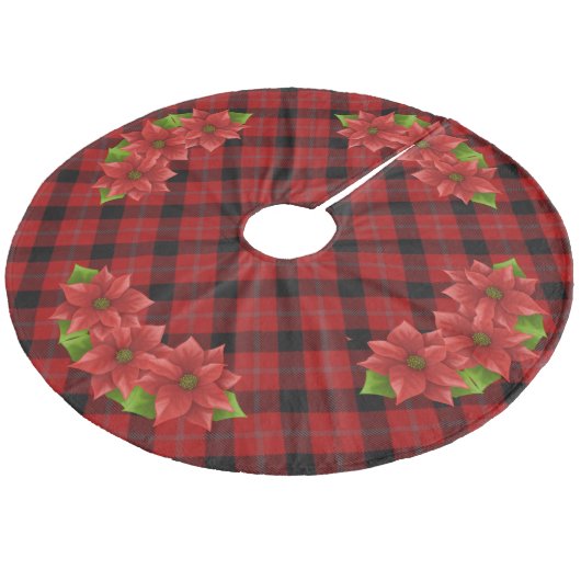 kerstboomrok fleece kerstboom rok (Gekanteld)