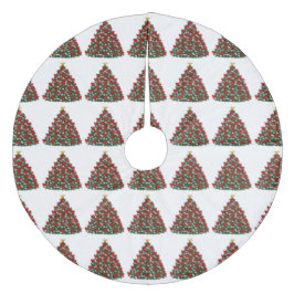 kerstboomrok fleece kerstboom rok