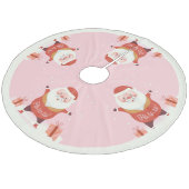 kerstboomrok fleece kerstboom rok (Gekanteld)