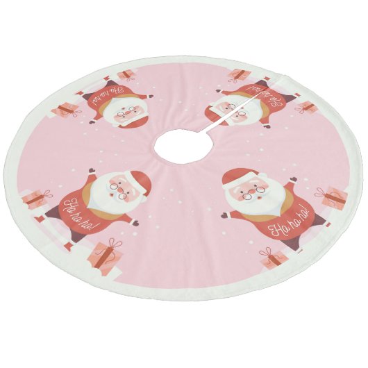 kerstboomrok fleece kerstboom rok (Gekanteld)