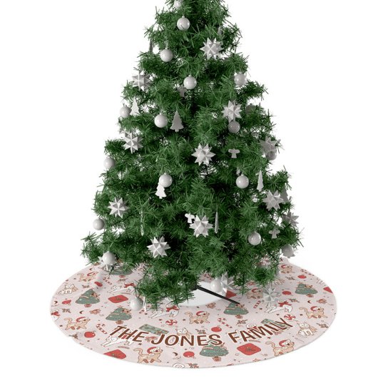 Kerstboomrok, gepersonaliseerde kerstboom kerstboom rok