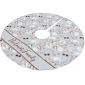 Kerstboomrok, gepersonaliseerde kerstboom kerstboom rok (Gekanteld)