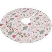 Kerstboomrok, gepersonaliseerde kerstboom rok (Gekanteld)