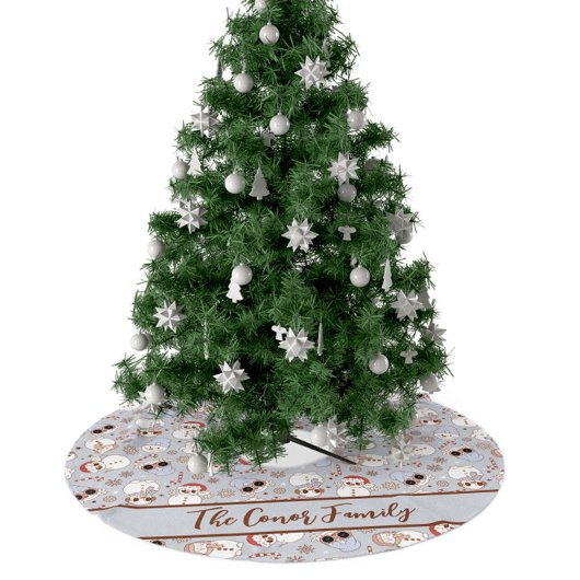Kerstboomrok, gepersonaliseerde kerstboom rok